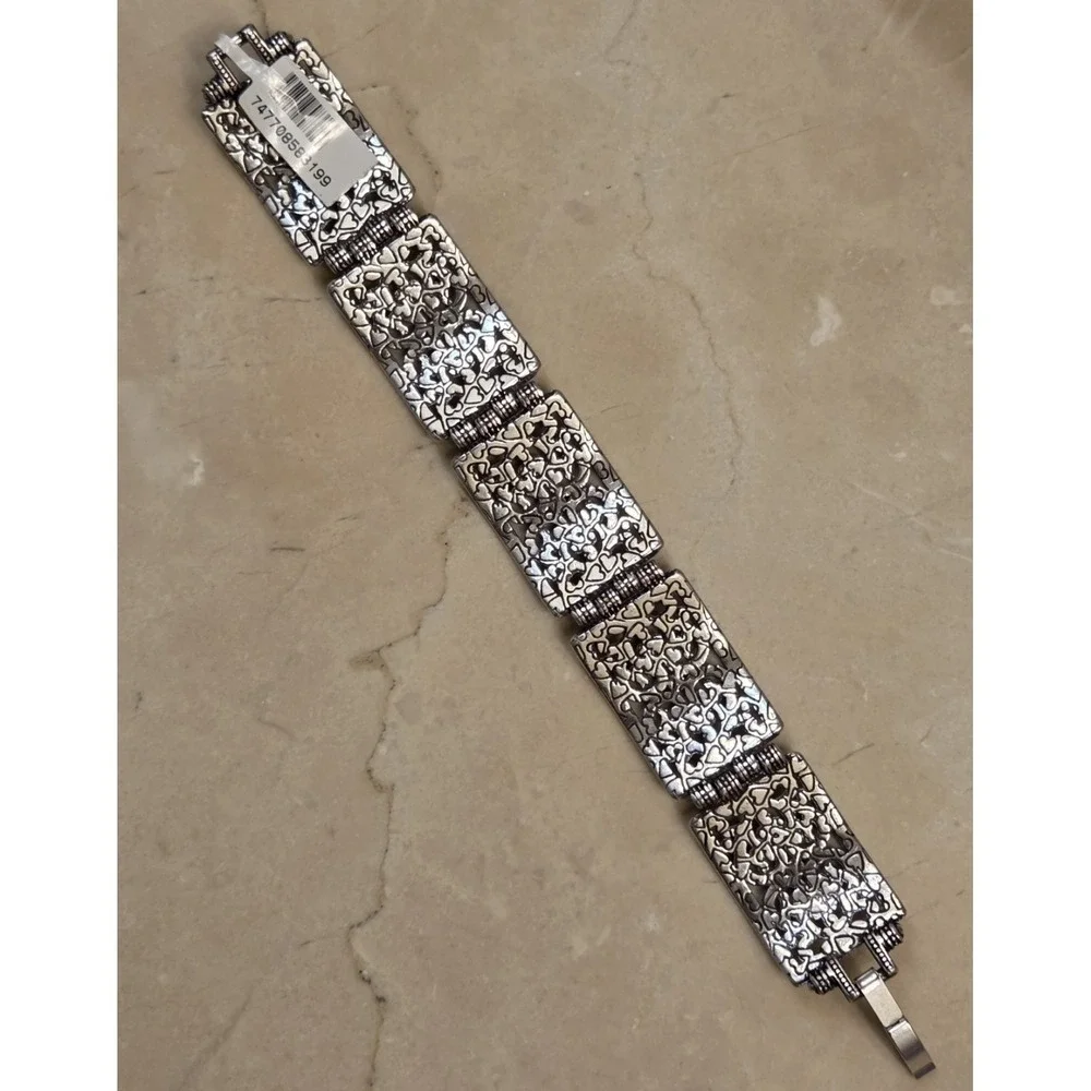 New Brighton Wide Link‎ Scroll Work Bracelet 7.25